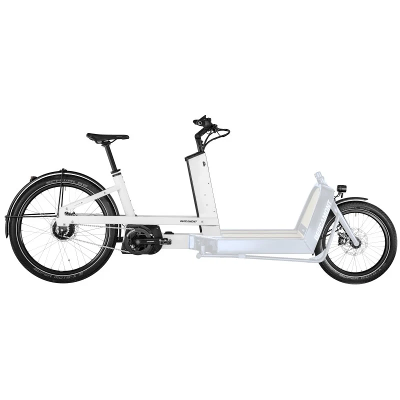 Bergamont E-cargoville LJ Expert 2022 - White / Black - Image 3